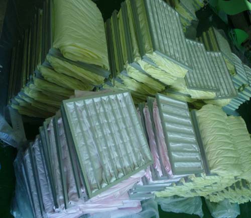 袋式中效過濾器生產(chǎn)車間 袋式中效過濾器生產(chǎn)車間