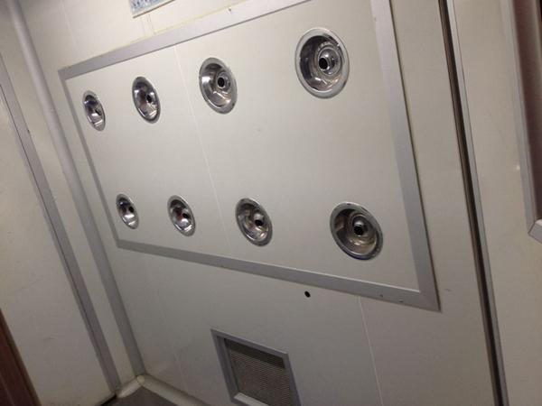 彩鋼板風淋室噴淋板 潔凈室彩鋼板風淋室噴淋板